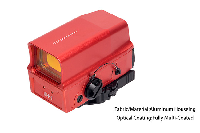 Semi - Finished Aluminum Housing Holographic Red Dot Scope / 1x Red Dot Sight