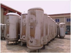 China Stainless Steel Diaphragm Pressure Air Receiver Tank Vertical Orientation wholesale