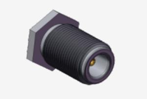 China N Female Nickel Plated Bulkhead RF Coaxial Connector with Microstrip wholesale
