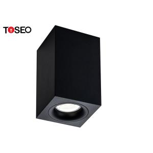 China Modern Surface Mounted Downlights GU10 AC 220-240V White / Black wholesale