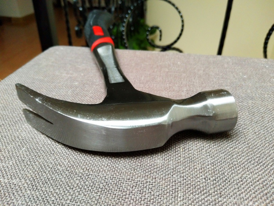 More safe and durable one Piece Claw hammer/Nail hammer (XLHK-0002) with polishing surface