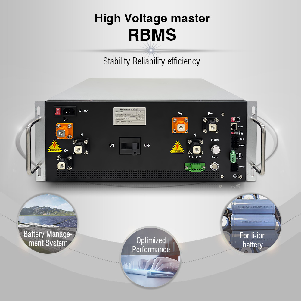384V±192V 125A High Voltage BMS Power Solution Battery Management System Mid-Line BMS for UPS Center Tap Lithium Battery