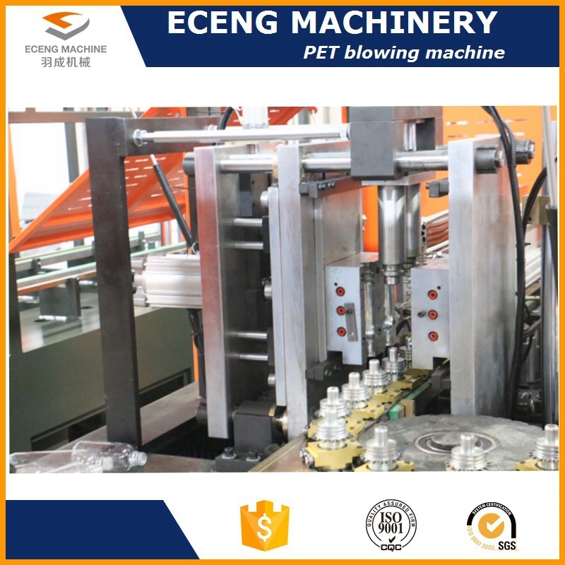 2 Cavity Automatic Blowing Machine For 500ml - 2500ml Plastic Oil Bottle