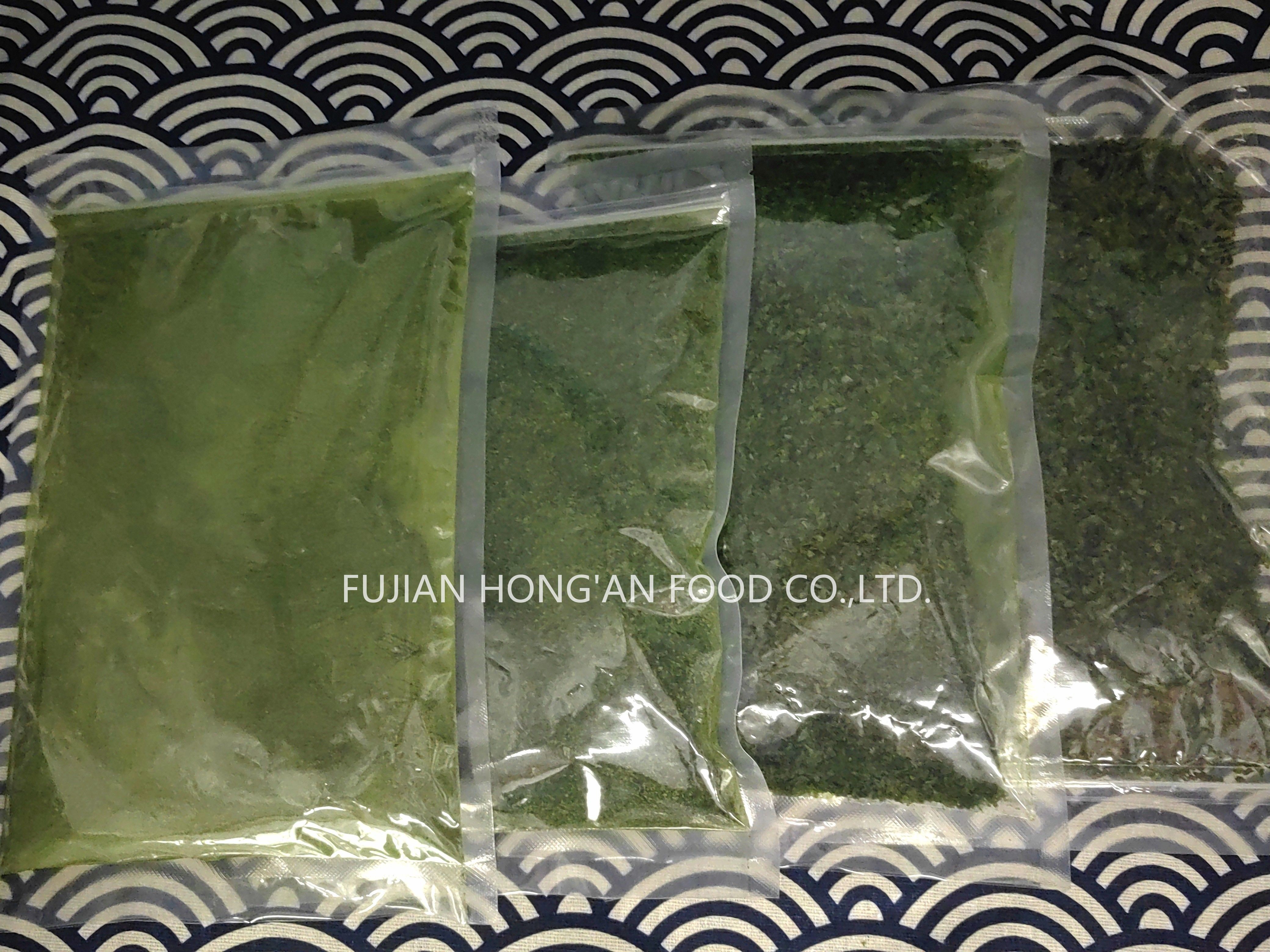 HACCP Green Laver Aonori Dried Seaweed Powder Flakes Nutritious Sprinkles for Japanese Korean Cuisine and Snacks
