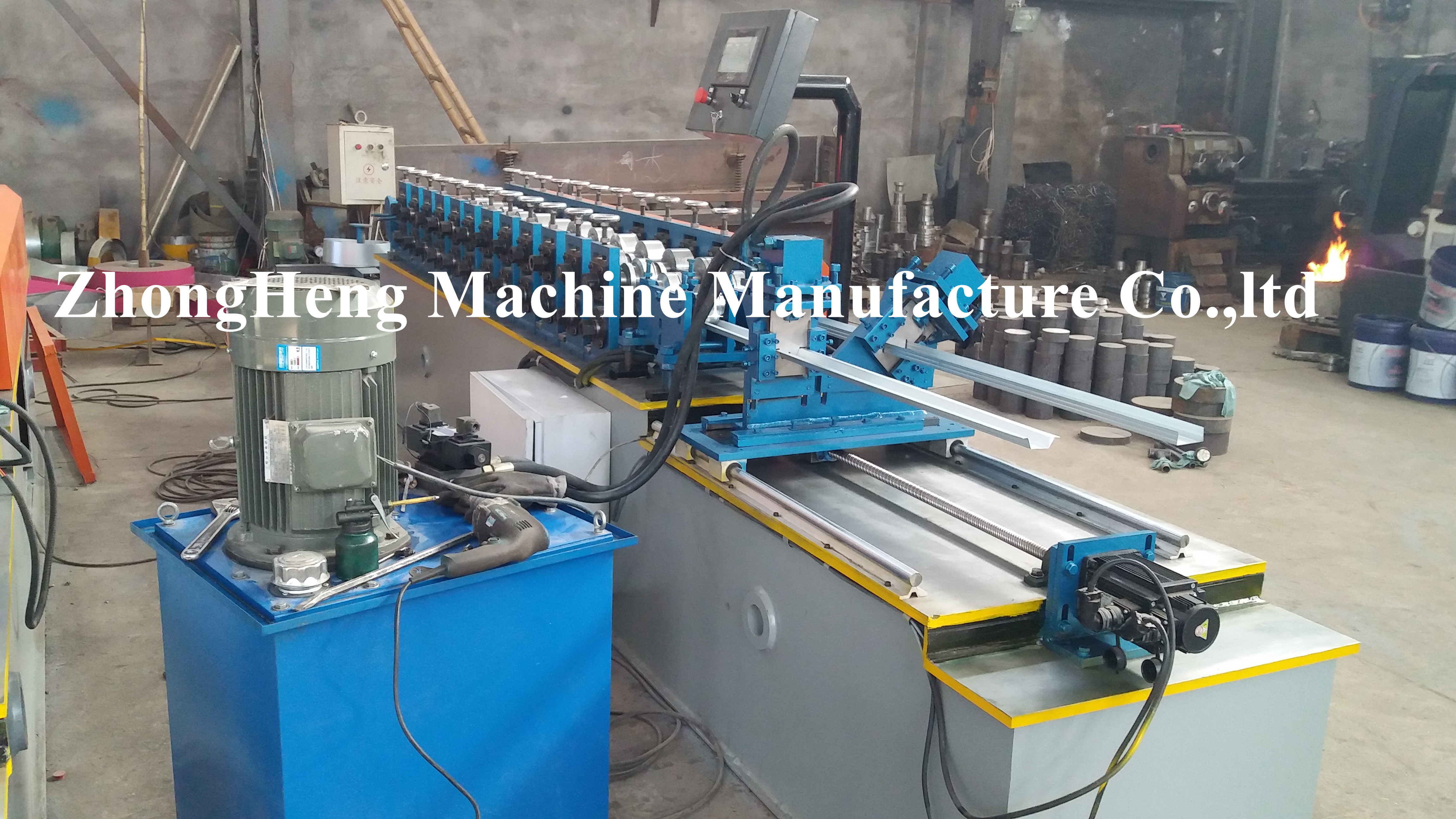 Metal Stud Cold Roll Forming Machine 3 Phase High Speed Water Resistance