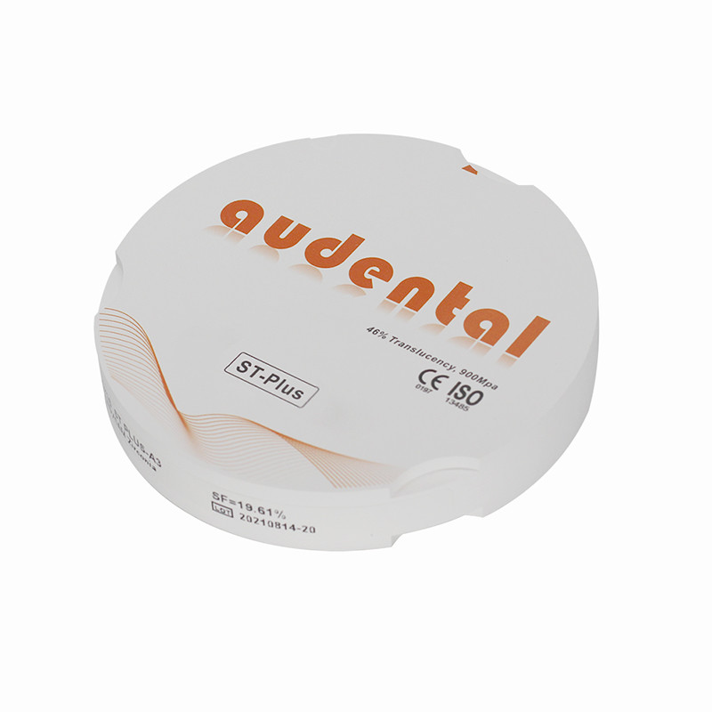 43% High Translucency Dental Zirconia Block With 1200Mpa High Strength For Dental Restoration