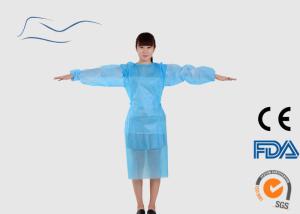 China Nonwoven Material Medical Scrub Suit , Blue Color Disposable Surgical Gown wholesale