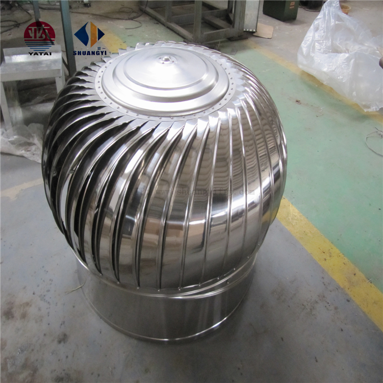Construction Works Wind Power Roof Turbine Ventilation Fan without Electricity