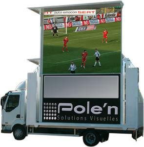China P8 P10 Truck Mobile LED Display / LED Video Truck High Refresh Rate wholesale