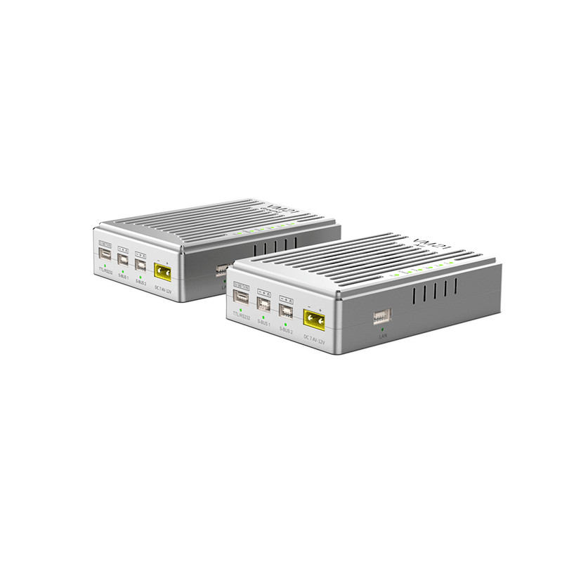 VM21 Video&Data&RC link supports three frequency bands and can transmit 10km Ground-to-Air with Mesh networking.