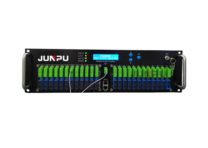 48 Ports FTTH Gpon EDFA WDM High Power Edfa Optical Amplifier 3U Rack