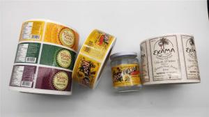 China 24H Service Self Adhesive 20mm Round Private Cosmetic Label Stickers wholesale