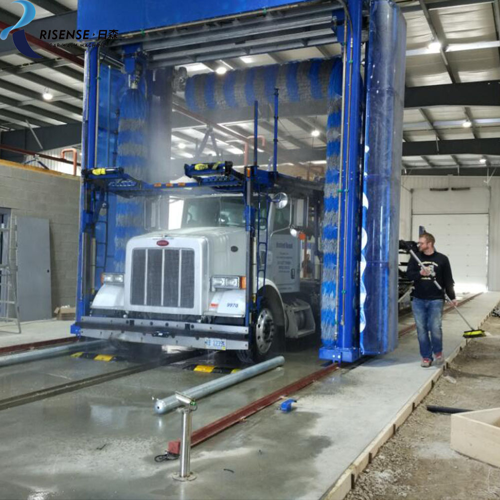 Truck Wash System Full Automatic Bus Washing Equipment With Brushes