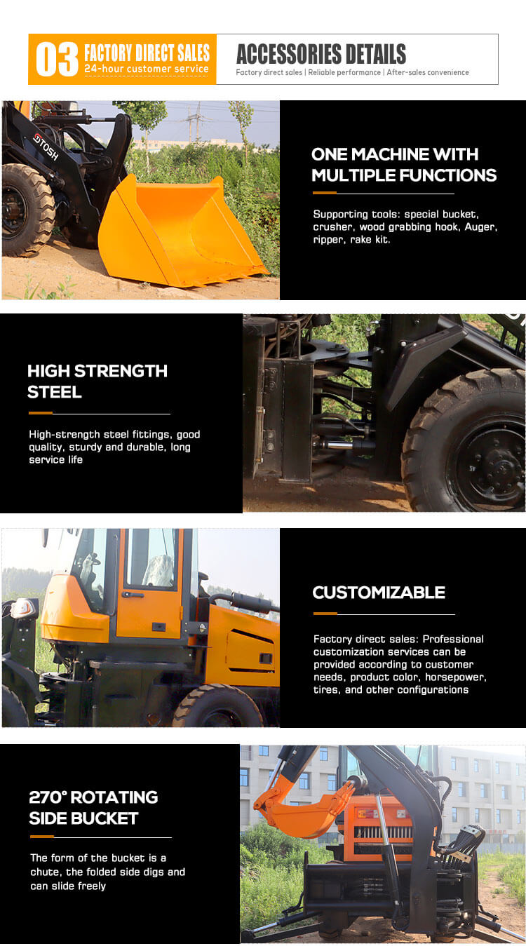 HQ-WZ-8-12 Backhoe Loader Excavator The Ultimate Machine for Your Construction Projects