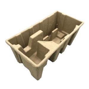 China SGS Bagasse Paper Tray Packaging Eco Friendly OEM Acceptable wholesale