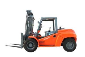 China 10T LPG Warehouse Forklifts Diesel Lift Trucks With Paper Roll Clamp wholesale