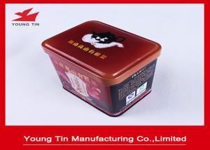 China Empty Metal Coffee Tins Box Food Grade , Custom Full Color Printing Coffee Tin Cans wholesale