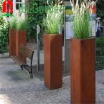 Customizable Corten Steel Flower Pots Metal Plant Pots 1500*500*600mm