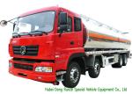 DFAC Aluminium Alloy Oil Liquid Tank Truck 28000 - 32000L Loading Capacity