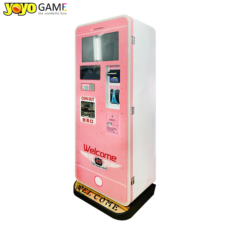 Amusement Coin Exchange Machines Customized Money Changer Coin Exchange Machines For Sale