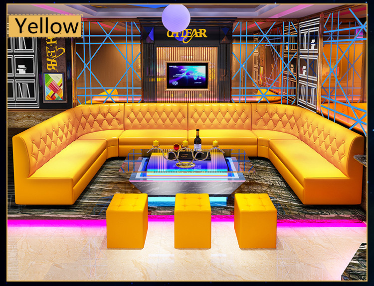 Modular U Shaped Leather Sectional Couch With Chaise Hotel Lobby Princess