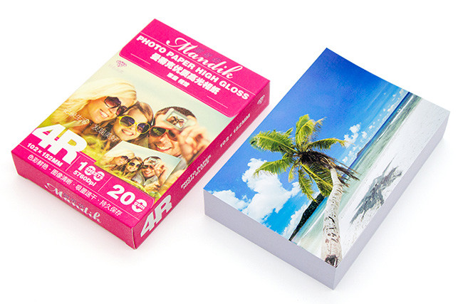 100 Sheets 4R Inkjet Printer Glossy Inkjet Photo Paper
