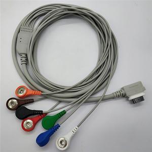 China Medical Equipments Cable ECG Lead Wires Custom 7 Lead Holter Recorder cable for Compatible GE Monitor wholesale