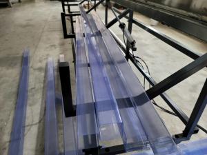 China Agricultural Hydroponic Greenhouse Pvc Nft Hydroponics Channel Making Machine wholesale