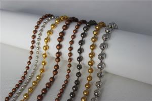 China Sparkling Stainless Steel Ball Chain Curtain Bead Curtain For Shower Room wholesale