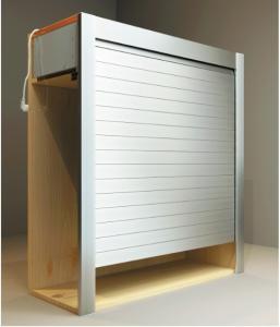 China Camping Car Sliding Door Rolling Shutter for Kitchen Cabinets (PVC/Glass Material) wholesale