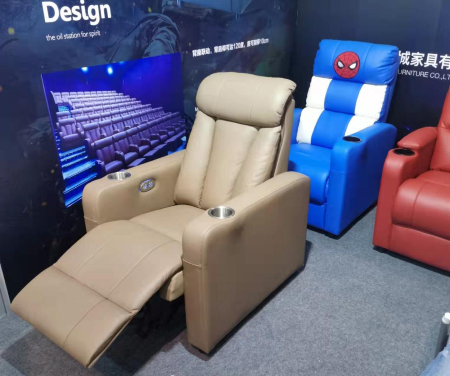 Wood Frame Classic Style Luxury Leisure Chair for Living Room Cinema or Theater Direct
