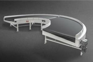 China High Efficiency 90 Degree Curve Conveyor Durable SEW / Customized Motor wholesale