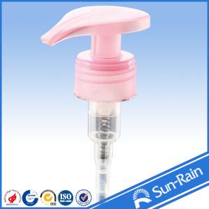 China Pink color 28/410 plastic lotion pump for empty bottles wholesale