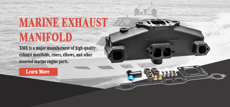 Marine Boat Yacht Part Exhaust Manifolds and Risers for Volvo Penta/OMC Engine 4.3 V6