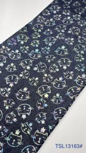 China 307gsm 9oz Printed Denim Fabric For Jeans Making wholesale