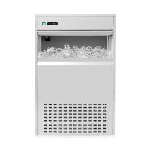 China Stainless Steel Bullet Shaped Ice Maker 100kg Commercial Pebble Ice Machine Air Cooling wholesale