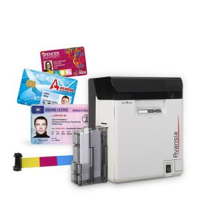 China Double Sided ID Card Printer Machine 600 Dpi Retransfer Card Printer wholesale