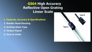 China Easson GS64 Exposed Linear Encoders in Metrology wholesale