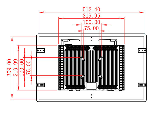 21.5-Inch Large Linux Monitor for Smart City Applications and Industrial Dashboards
