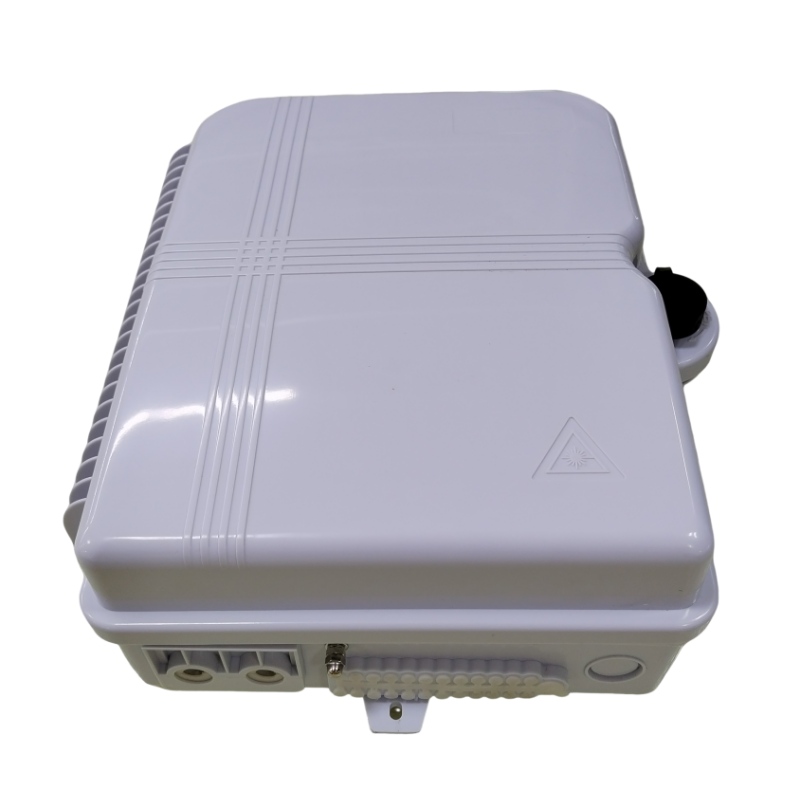 24-core 1x16 PLC Fiber Optic Wiring Closet Distribution Box for FTTH FTTX Waterproof Cable Terminal