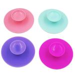 Cute Shape Silicone Exfoliating Pad , Low Temperature Resistance Exfoliating