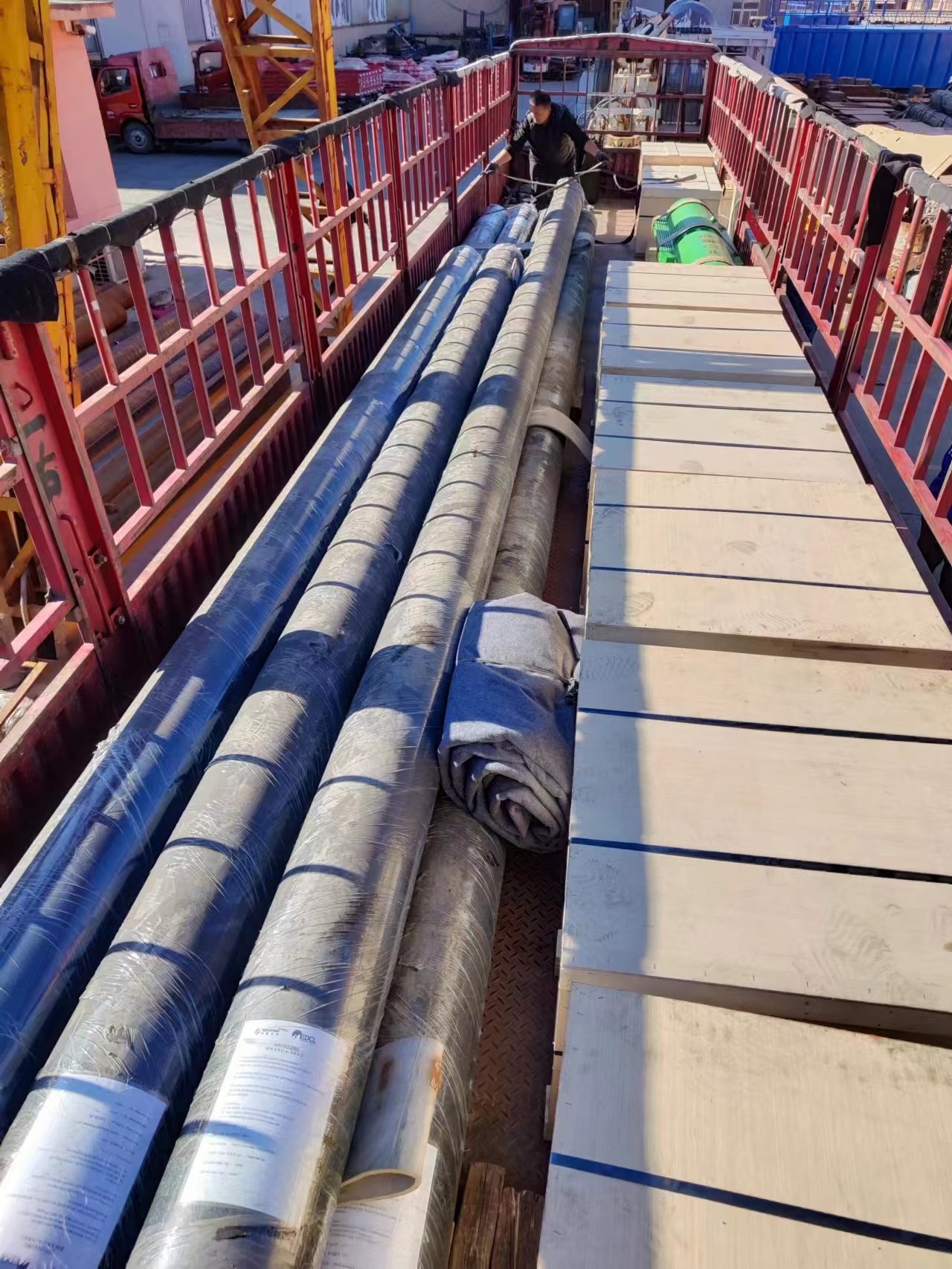 3000 Mm Length Steel Vibroflot Accessories ISO 9001 Certified Customizable For Ground Improvement