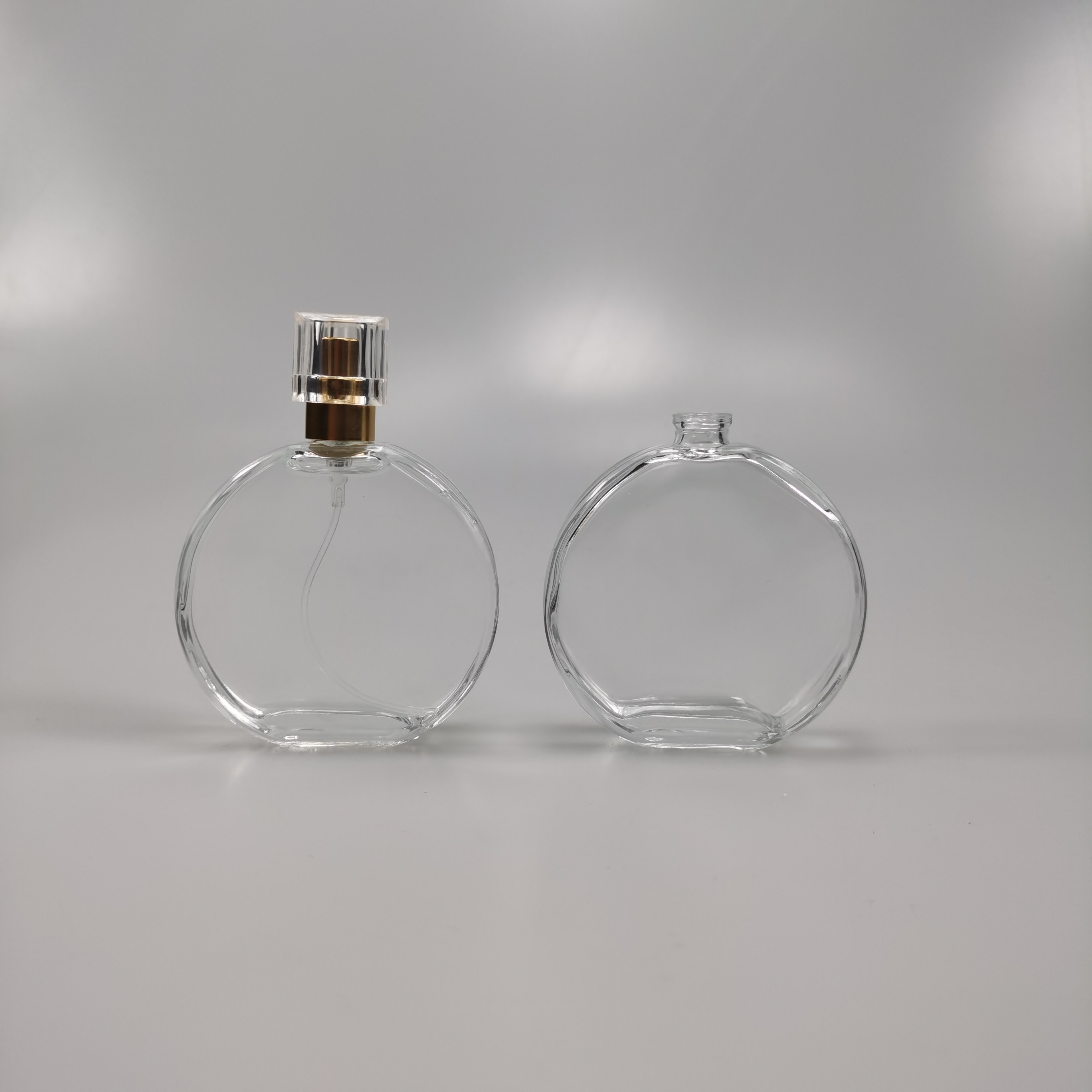 25ml 30ml 50ml 100ml Glass Perfume Bottle with Spray Atomizer Exquisite Craftsmanship