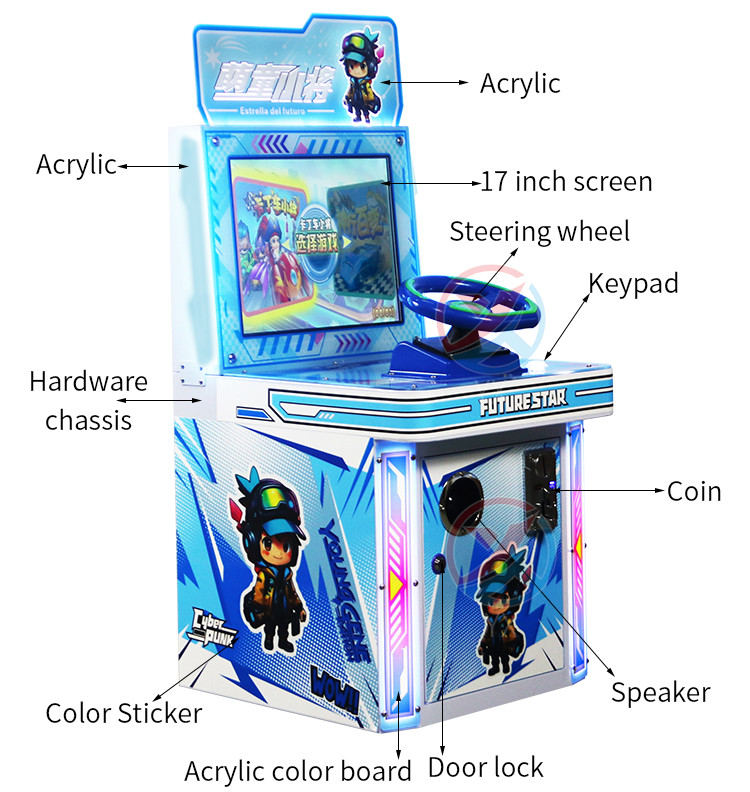 Single Player Karting Young Master'S Versatile Racing Car Arcade Game Machine Video Game Coin Logistics Tracking