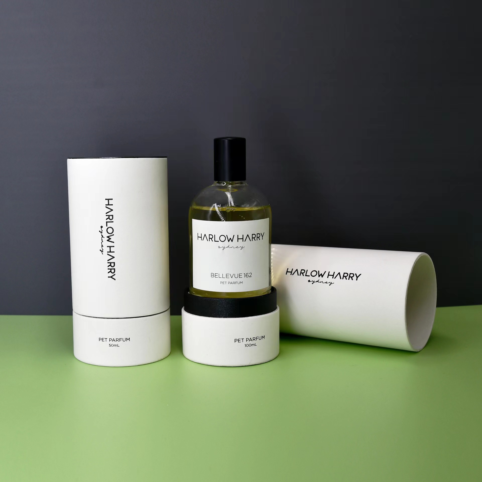 Durable Cosmetic Cylindrical Paper Tube Box , Perfume Paper Cylinder Packaging And Bottle