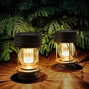 China Classic Hanging 0.04W LED Solar Garden Lanterns wholesale