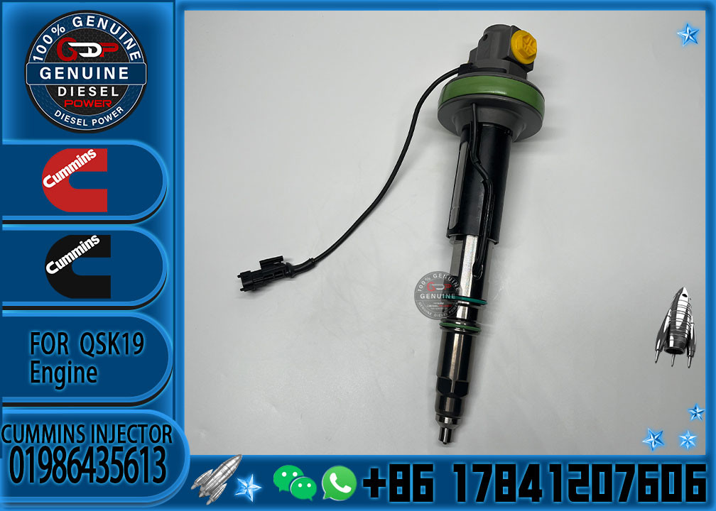Original Injector 2867147 Y431K05392 for Cummins QSK19 QSK38 QSK50 ENGINE 0404 01986435613