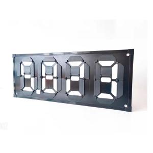 China Seven Segment Magnetic Gas Price Sign Four Digits Flipboard No Deformation wholesale