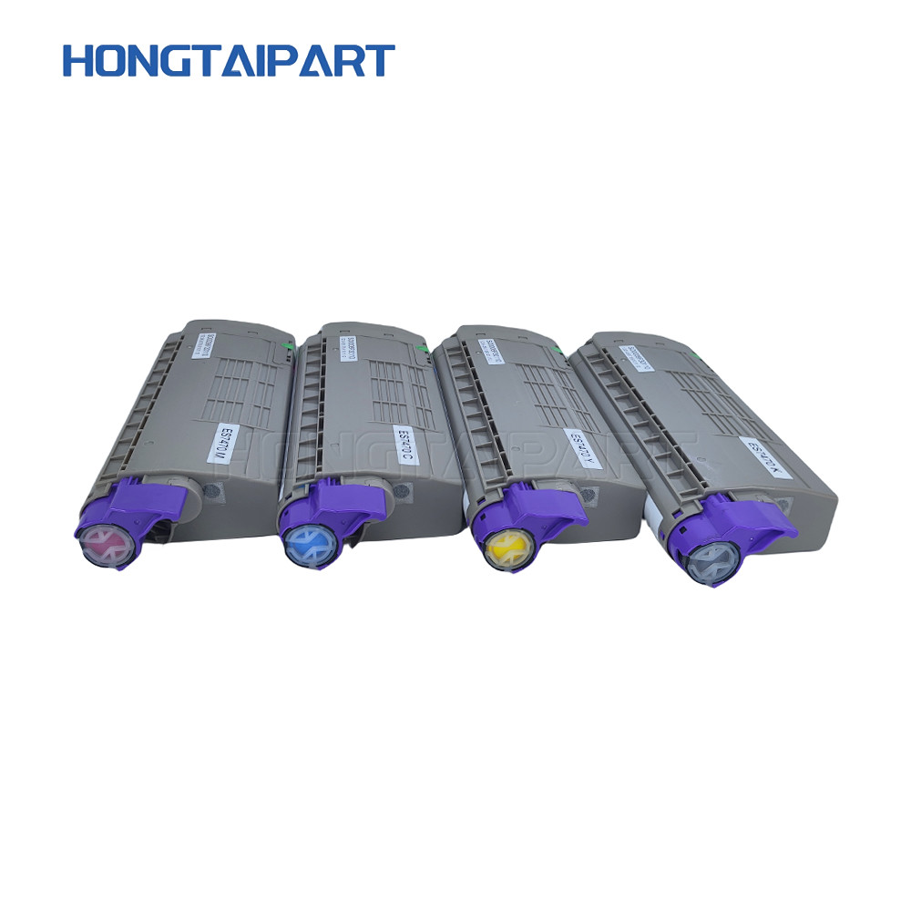 Compatible Color Toner Cartridge CMYK 45396213 45396214 45396215 45396216 For OKI ES7470 ES7480 ES7460 Printer Toner Kit
