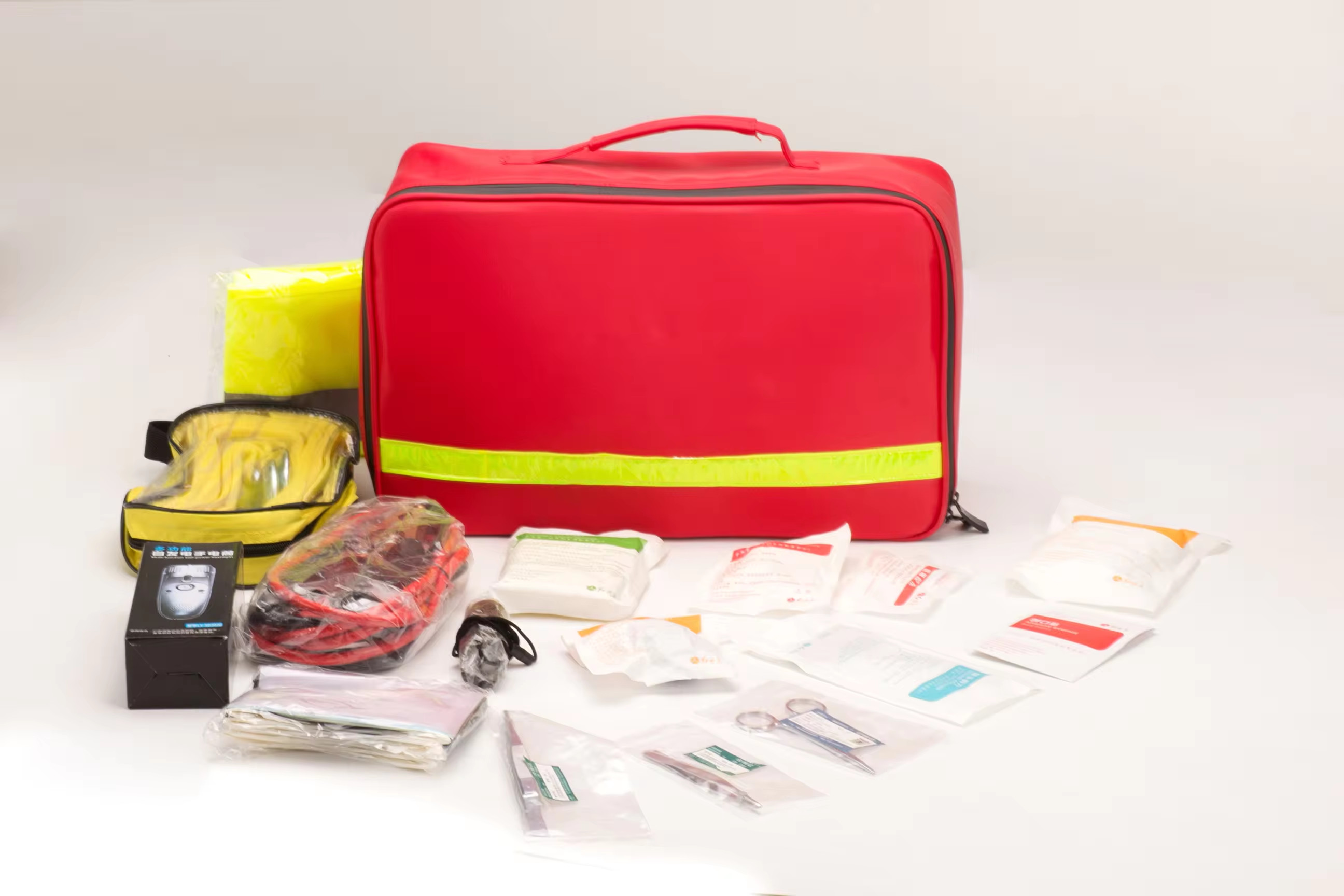 Red First Aid Tactical Bag Compact Lightweight And Packed With Essential Supplies First Aid Kit Bag Medical Kit Bag
